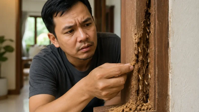 Tanda rumah mulai diserang rayap